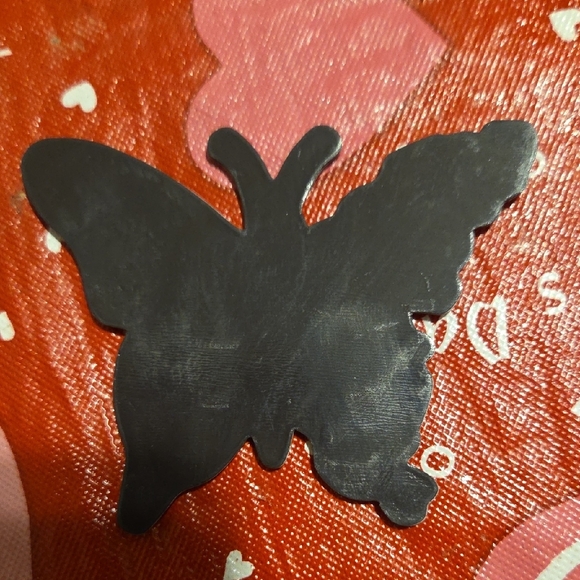 HANDMADE Colorful Rhinestone Butterfly Magnet - Picture 2 of 2